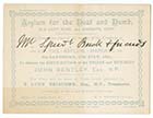 Asylum for Deaf and Dumb Prizes ticket 1891  | Margate History